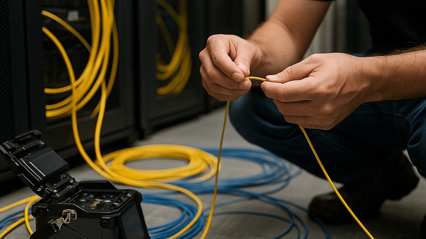 Instalasi Fiber Optik Single Mode dan Multi Mode Tercepat