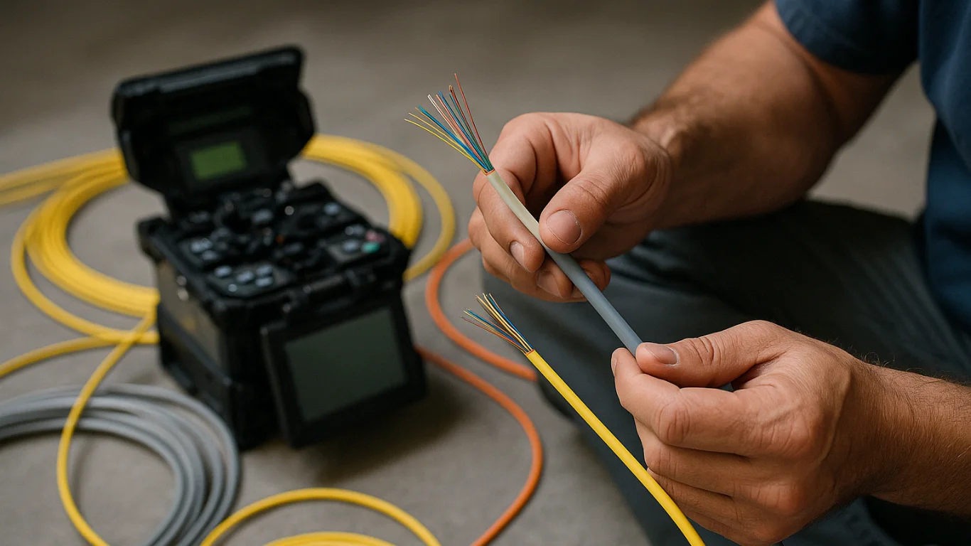 Pasang Kabel Fiber Optik Single Mode dan Multi Mode Terbaik