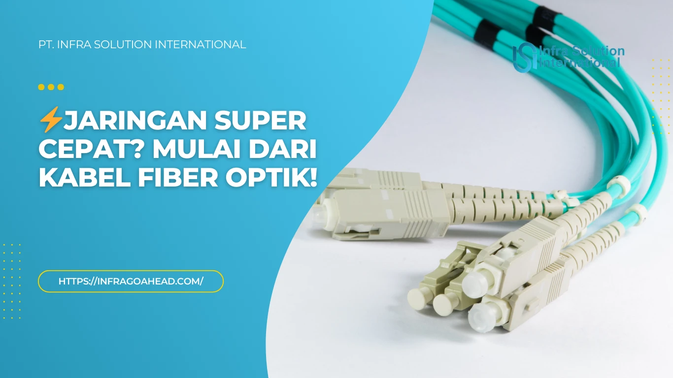 Tarik Kabel Fiber Optik SM dan MM untuk Industri