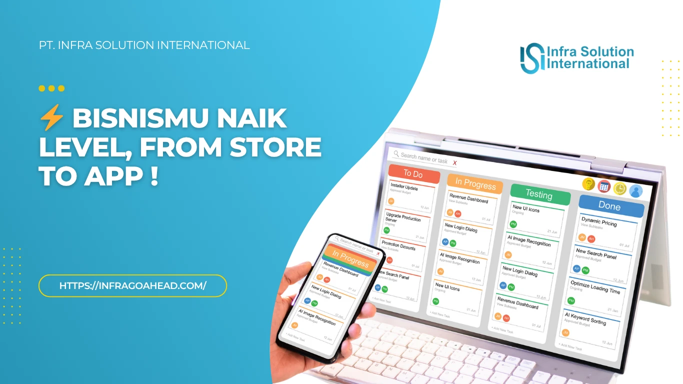 Penyedia Jasa Pembuatan Aplikasi Online Store dan Ecommerce - PT Infra Solution International - Infragoahead