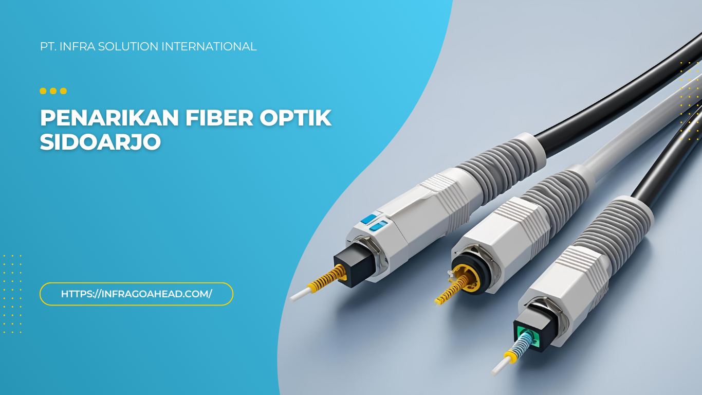 Penarikan Fiber Optik Sidoarjo - PT infra solution international