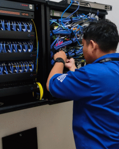 Instalasi Fiber Optic Gedung Bisnis & Apartemen