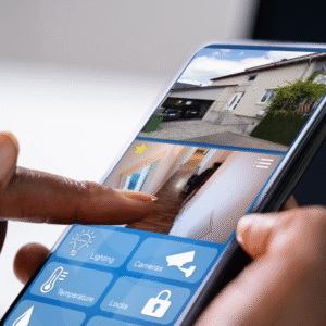 Contoh konfigurasi CCTV P2P Cloud melalui aplikasi mobile.
